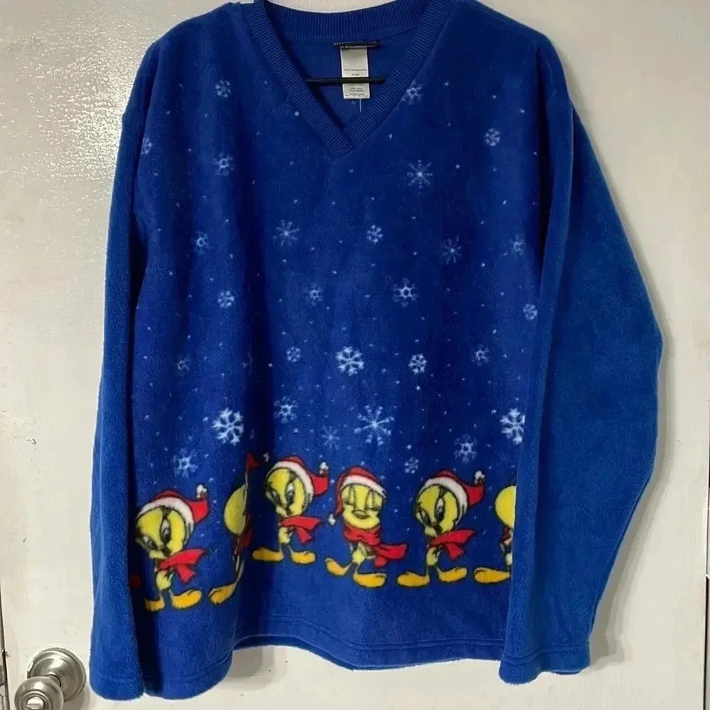 Warner brothers vintage looney tunes Christmas sweater